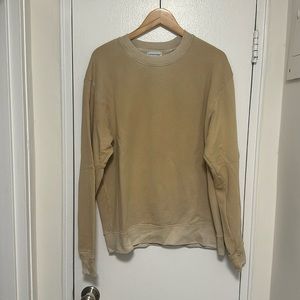 Cotton Citizen Tan Crewneck Sweater